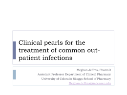 Clinical pearls for the treatment of common out-patient