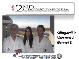 Diapositiva 1 - Chirurgia Vascolare di Modena