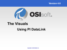 ProcessBook, DataLink and RtWebParts