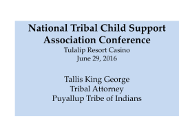 National Tribal Child Support Association Conference Tulalip Resort