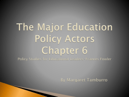 Policy and Procedure Chapter 6 Final PP