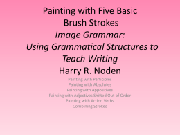 Painting with Five Basic Brush Strokes
