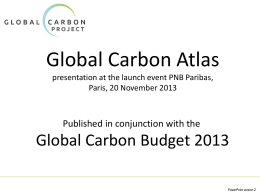 PowerPoint - Global Carbon Atlas