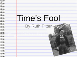 "TIME`S FOOL" 1 - asliteratureavcol