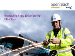 Openreach Coaches and Trainers proposed new structure