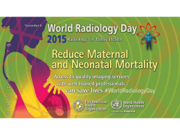 World Radiology Day 2015. Educational Module