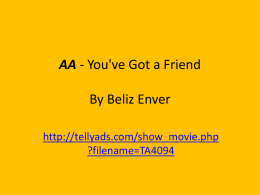 AA - You`ve Got a Friend