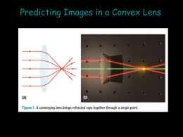 Lesson 9 – Convex and Concave Lenses