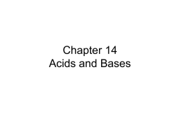 Chapter 19 Acid