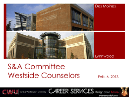 Westside Counselors - Central Washington University