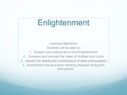 Enlightenment - Coach Sackett