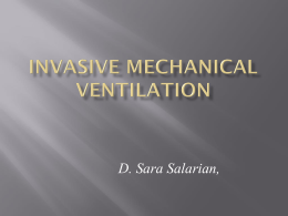 Why ventilate?