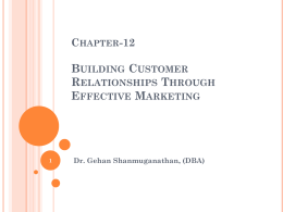 What is marketing? - Dr. Gehan Dhameeth