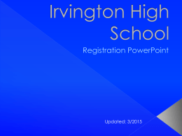 Your Irvington Transcript - Mission San Jose High School