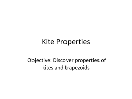 Kite and Trapezoid Properties
