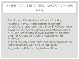 AMERICAN TRUCKING ASSOCIATIONS (ATA)