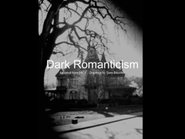 Dark Romanticism - Ms. Gottlieb