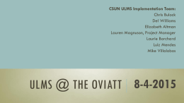 ulms-csun - CSU Library Spaces