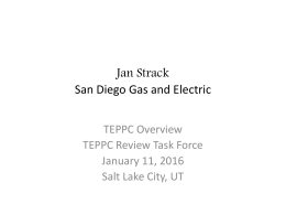 TEPPC_Overview - Western Electricity Coordinating Council
