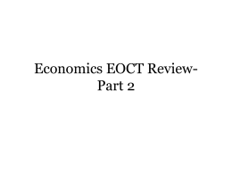 Economics EOCT Review