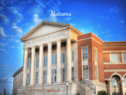 Alabama State Presentation