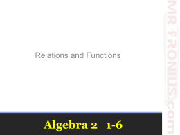 Algebra 2 1-1 - Mrfronius.com