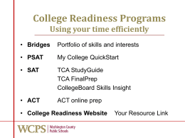 Hint - College and Career Readiness