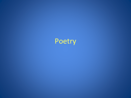 Poetry PPT