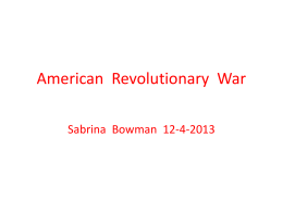 Sabrina War Powerpoint