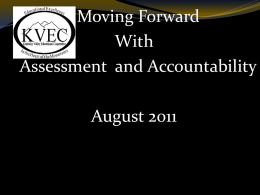 K-8 Assessment and Accountability