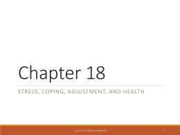 Chapter 14-Health, Optimism, Pessimism