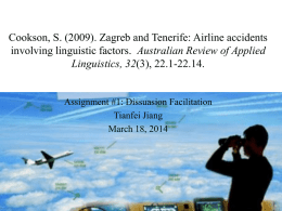 linguistic factors in aviation accidents