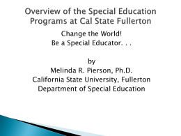 Melinda Pierson - Change the World. Be a Spe