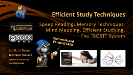 Efficient Study Techniques