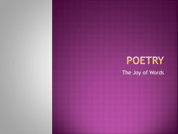 poetry - CMAVTSEnglish