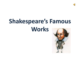 Shakespeare*s Famous Works