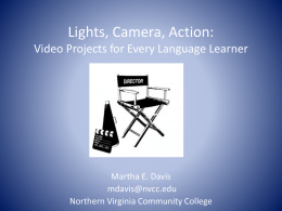 Video Projects PPT