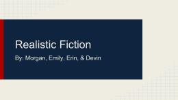 Realistic Fiction Snapshot PowerPoint