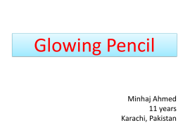 Glowing Pencil