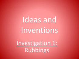 Ideas and Invention PPT