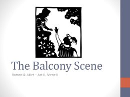 The Balcony Scene