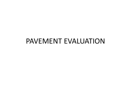 pavement evaluation - wec civilians