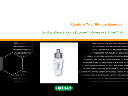 Capture Your Unique Essence with the Genes in a Bottle™ Kit