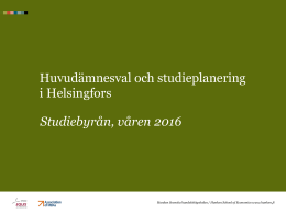 PowerPoint Presentation - Hanken Svenska handelshögskolan
