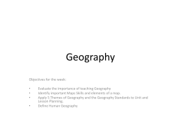 Geography - CI443