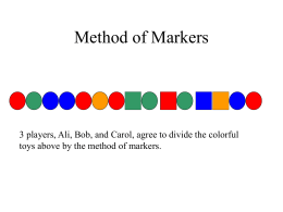 Method of Markers - Montgomery College