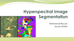 Hyperspectral Image Segmentation