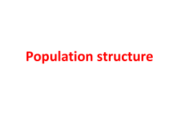 Population structure