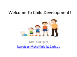 Welcome To Child Development! - Sheffield