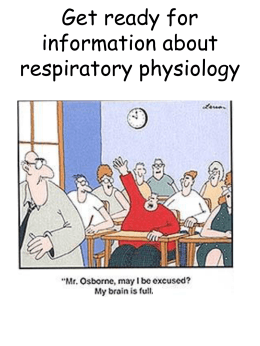Respiration: Physiology